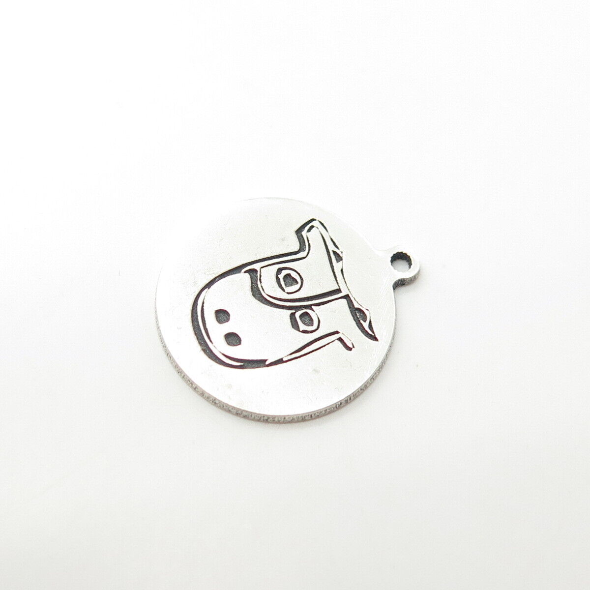 925 Sterling Silver USA Two In Town Cow Charm Pendant