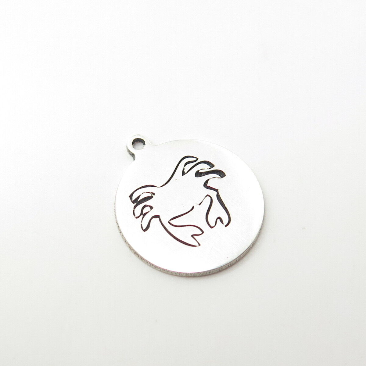 925 Sterling Silver USA Two In Town Crab Charm Pendant