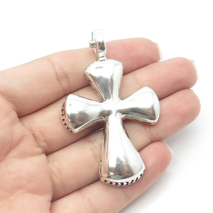 925 Sterling Silver Vintage Joseph Esposito Interchangeable Snapet Cross Pendant