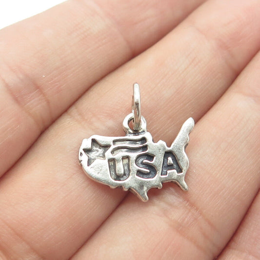 925 Sterling Silver Vintage Sundancer Jewelry Co. United States Charm Pendant