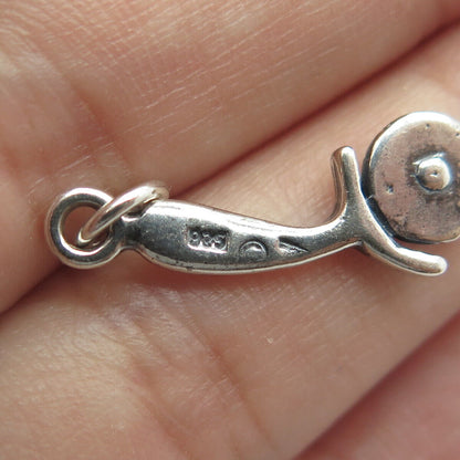 925 Sterling Silver Old Stock Pizza Knife Charm Pendant