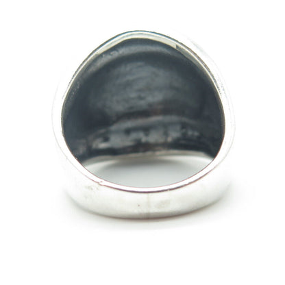925 Sterling Silver Vintage Dome Statement Ring Size 6.25