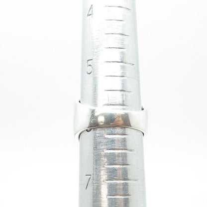 925 Sterling Silver Vintage Dome Statement Ring Size 6.25