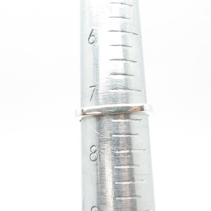 925 Sterling Silver Vintage Granulated Bar Stackable Ring Size 7.5