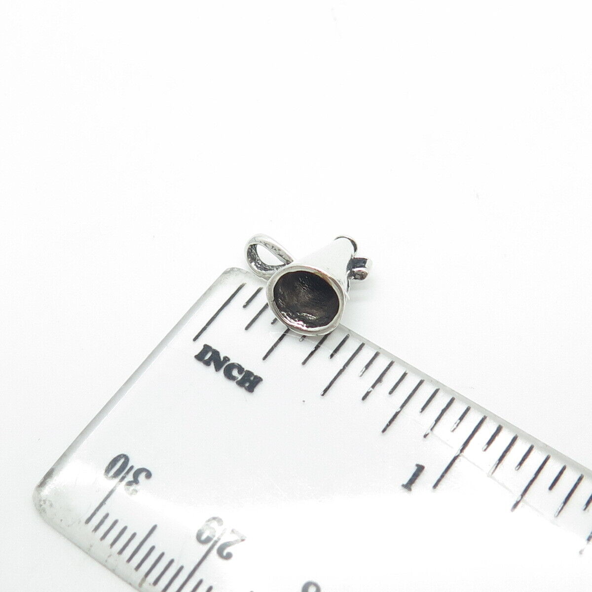 925 Sterling Silver Old Stock Sunwest Loudspeaker Charm Pendant