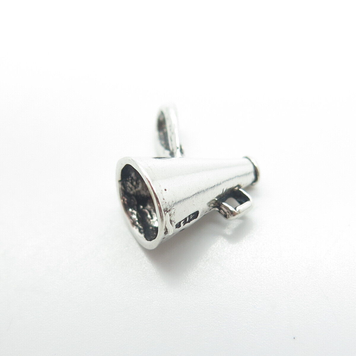 925 Sterling Silver Old Stock Sunwest Loudspeaker Charm Pendant