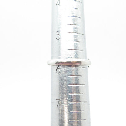 925 Sterling Silver Vintage Rope Modernist Band Ring Size 6