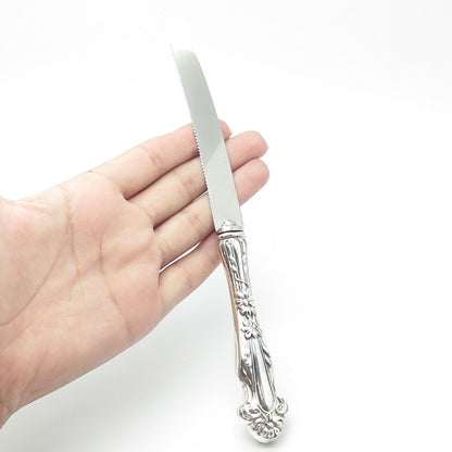 925 Sterling Silver & Stainless Steel Antique R. Blackinton & Co. Daisy Knife