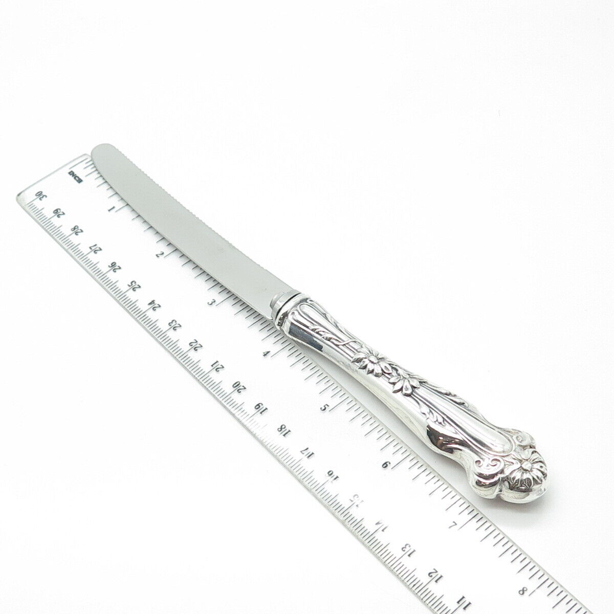 925 Sterling Silver & Stainless Steel Antique R. Blackinton & Co. Daisy Knife