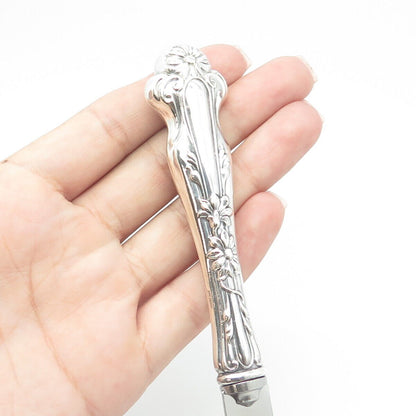925 Sterling Silver & Stainless Steel Antique R. Blackinton & Co. Daisy Knife