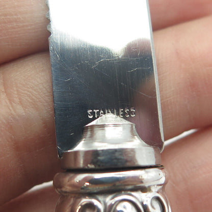 925 Sterling Silver & Stainless Steel Antique R. Blackinton & Co. Daisy Knife