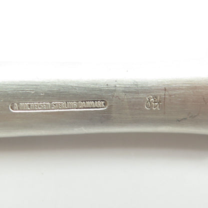 925 Sterling Silver & Stainless Steel Antique A. Michelsen Denmark Tulip Knife