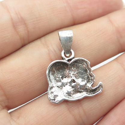 925 Sterling Silver Vintage Twins Character Charm Pendant