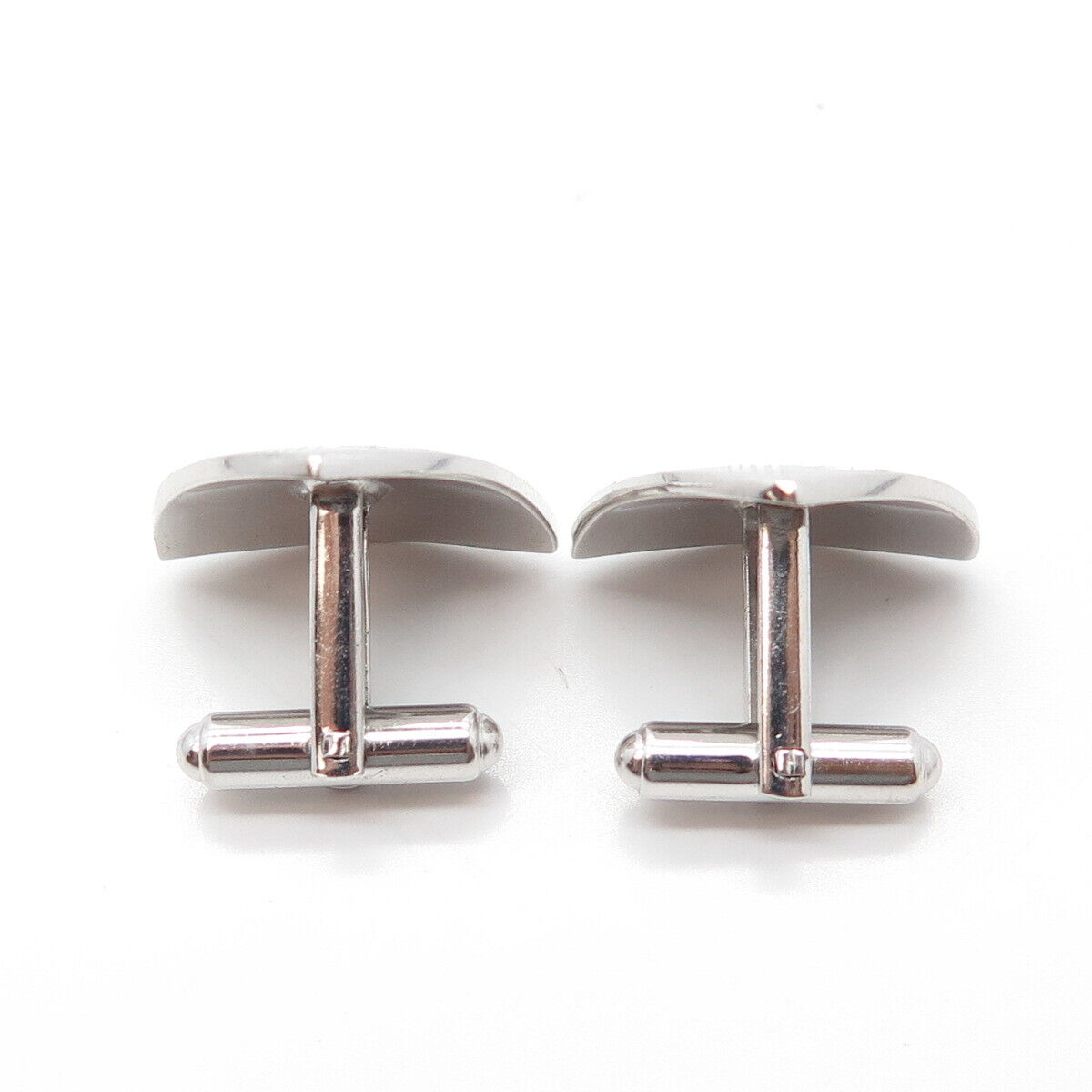 925 Sterling Silver Vintage Floral Cufflinks