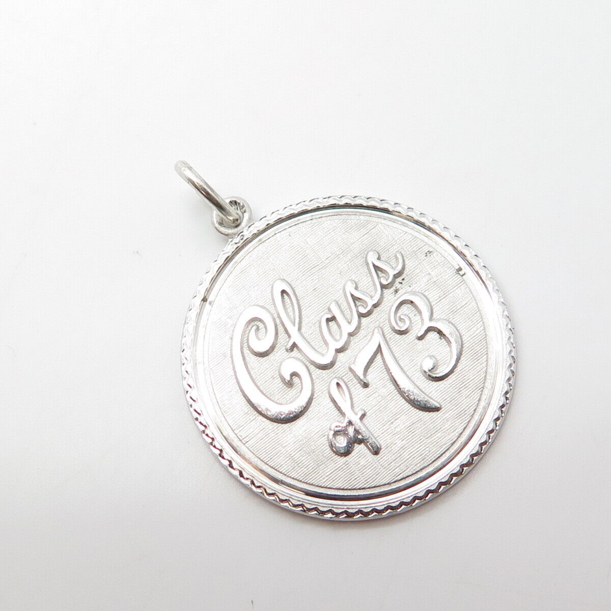 925 Sterling Silver Vintage Griffith & Sons Co "Class of 73" Charm Pendant