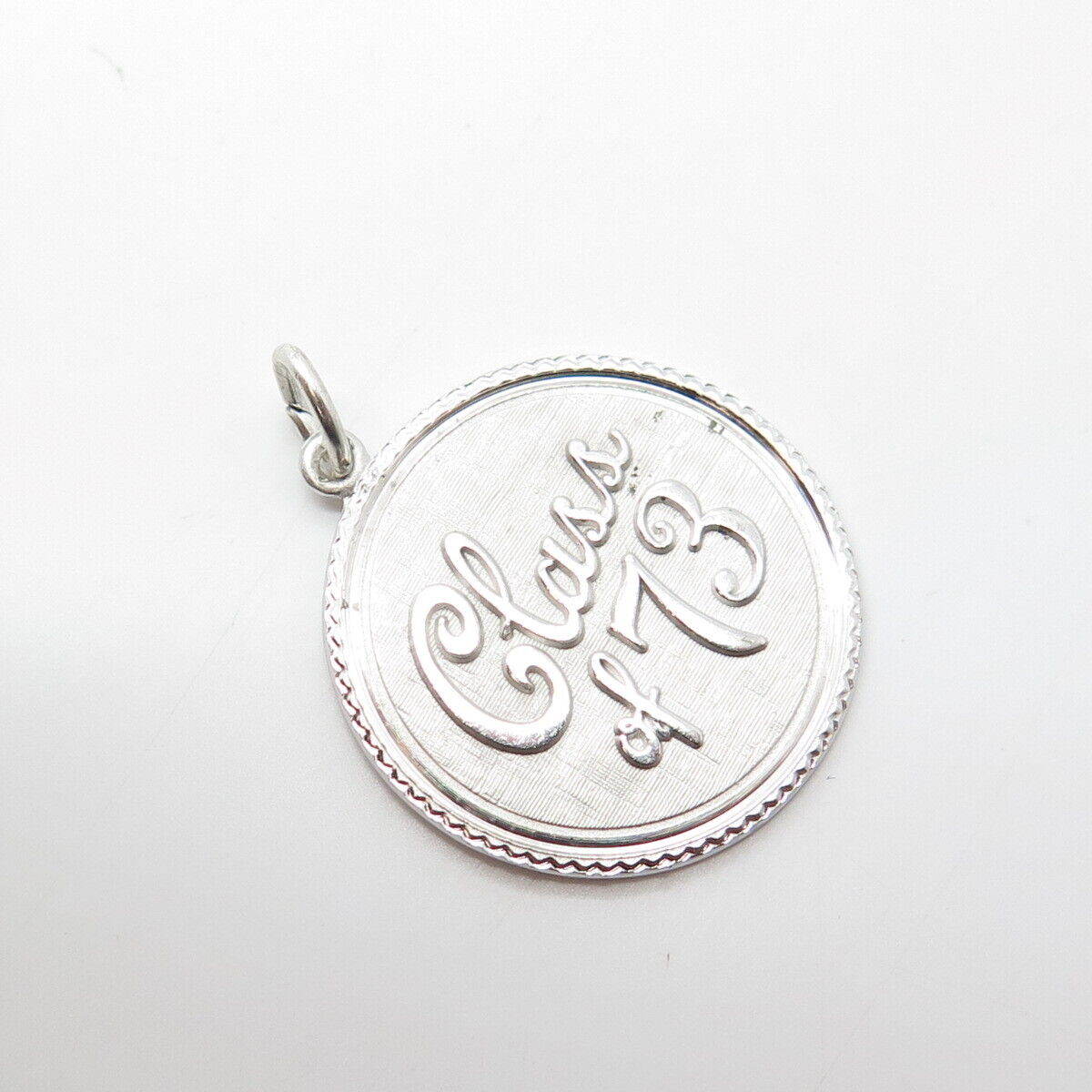 925 Sterling Silver Vintage Griffith & Sons Co "Class of 73" Charm Pendant