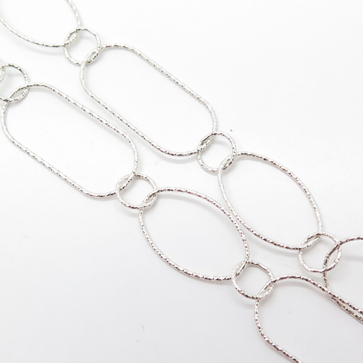 925 Sterling Silver Silpada Oval Chain Necklace 34"