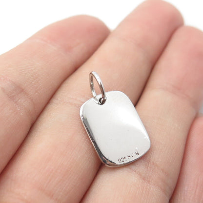 925 Sterling Silver Friend Charm Pendant