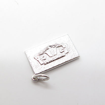 GRIFFITH & SONS CO 925 Sterling Silver Vintage "Diploma" Charm Pendant