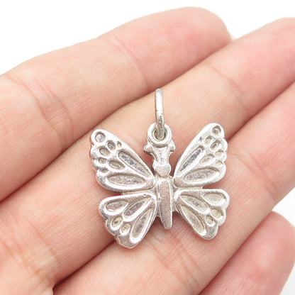 925 Sterling Silver Vintage Butterfly Pendant