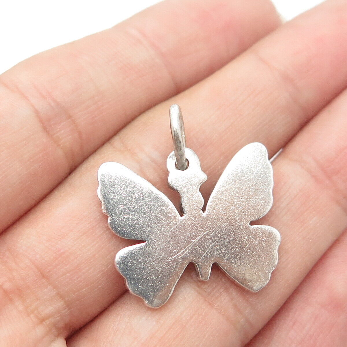 925 Sterling Silver Vintage Butterfly Pendant