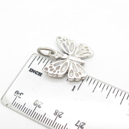 925 Sterling Silver Vintage Butterfly Pendant