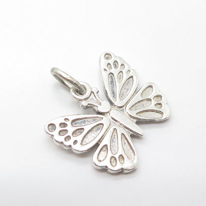 925 Sterling Silver Vintage Butterfly Pendant