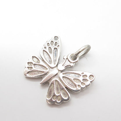 925 Sterling Silver Vintage Butterfly Pendant