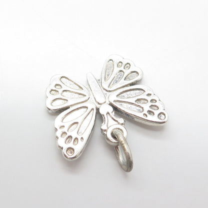 925 Sterling Silver Vintage Butterfly Pendant