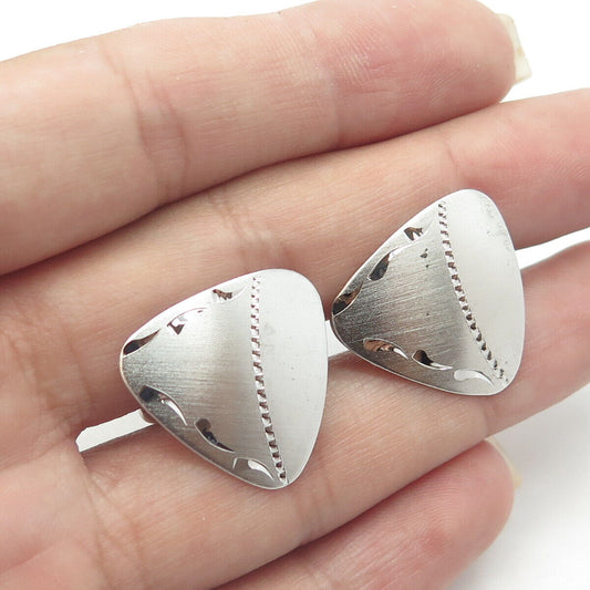 P.R.K. 925 Sterling Silver Vintage Engraved Cufflinks