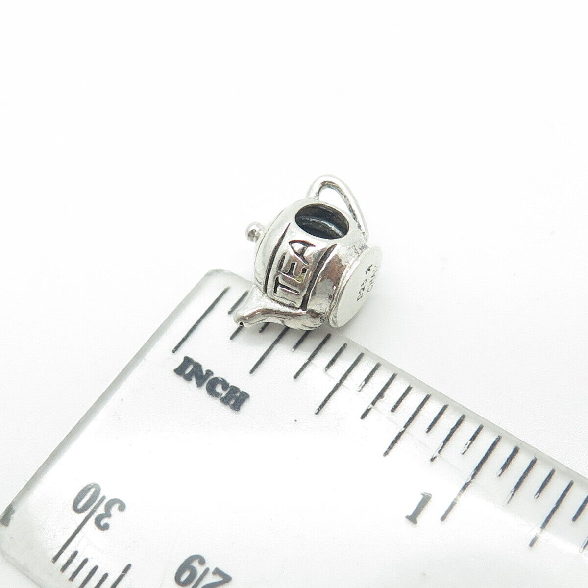 CHAMILIA 925 Sterling Silver Vintage Teapot Bead Charm