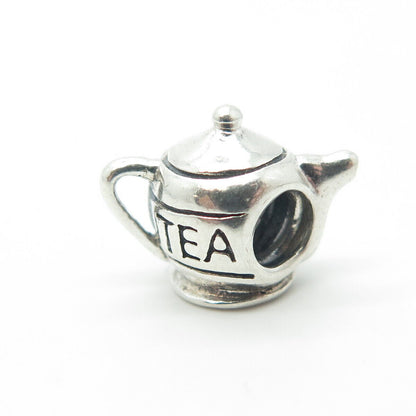 CHAMILIA 925 Sterling Silver Vintage Teapot Bead Charm