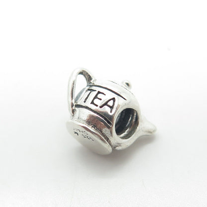 CHAMILIA 925 Sterling Silver Vintage Teapot Bead Charm