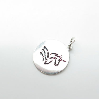 TWO IN TOWN 925 Sterling Silver USA Unicorn Charm Pendant