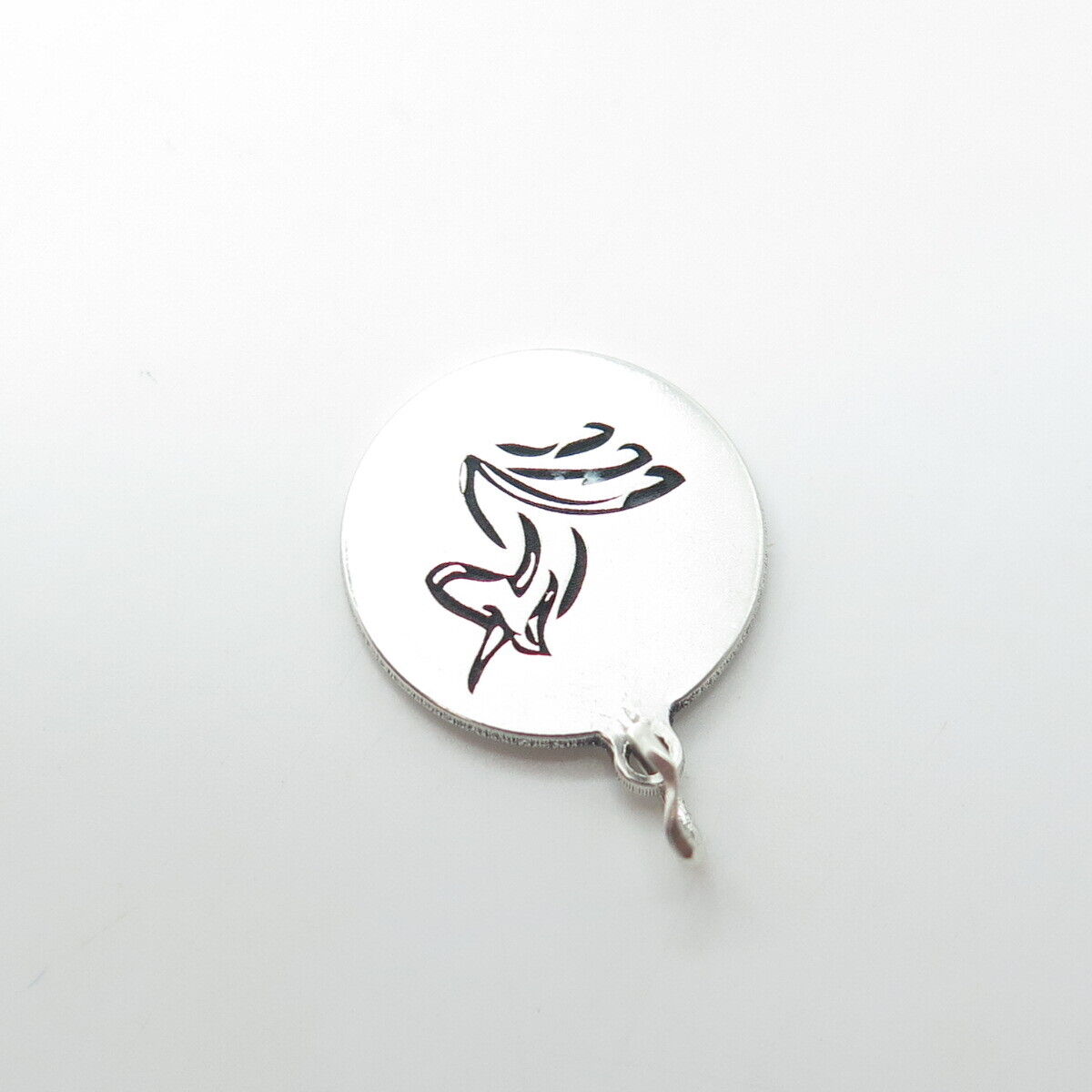 TWO IN TOWN 925 Sterling Silver USA Unicorn Charm Pendant