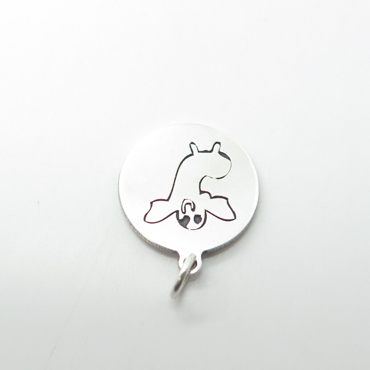 TWO IN TOWN 925 Sterling Silver USA Ghost Charm Pendant