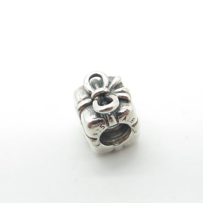 PANDORA 925 Sterling Silver Present Box Bead Charm