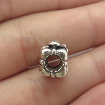PANDORA 925 Sterling Silver Present Box Bead Charm
