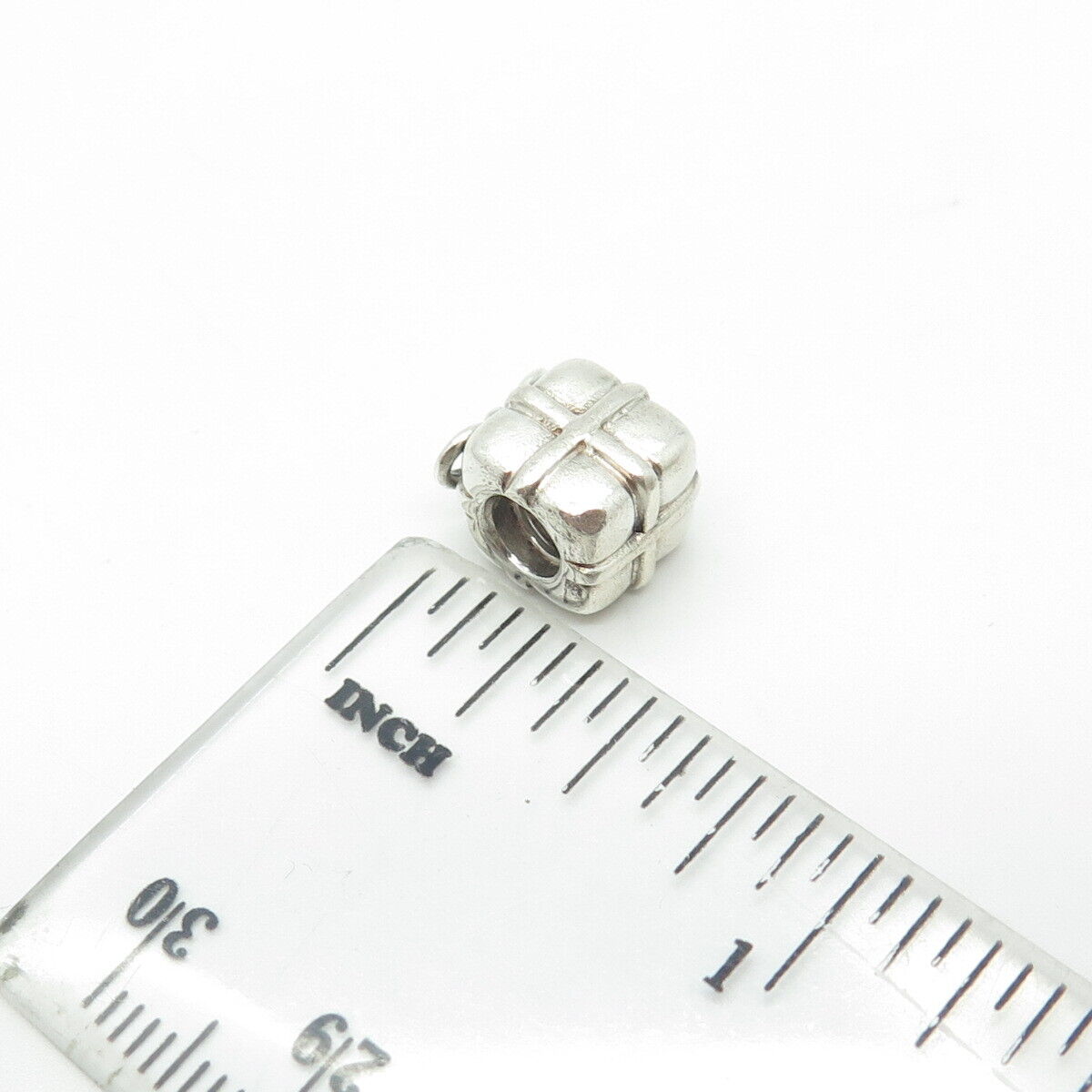 PANDORA 925 Sterling Silver Present Box Bead Charm