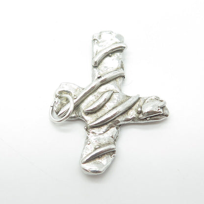 925 Sterling Silver Vintage Cross Pendant