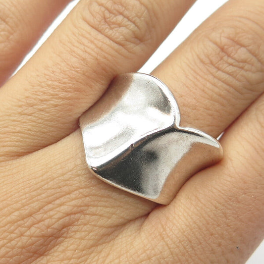 ROBERT LEE MORRIS 925 Sterling Silver Vintage Modernist Ring Size 9.25