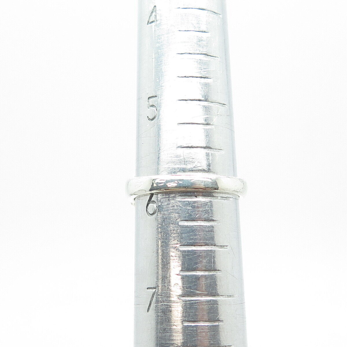 925 Sterling Silver Radiant-Cut White C Z Engagement Ring Size 6