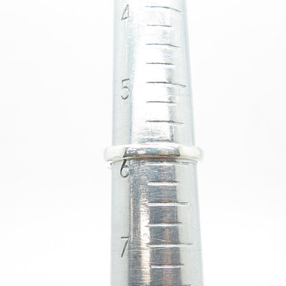 925 Sterling Silver Radiant-Cut White C Z Engagement Ring Size 6