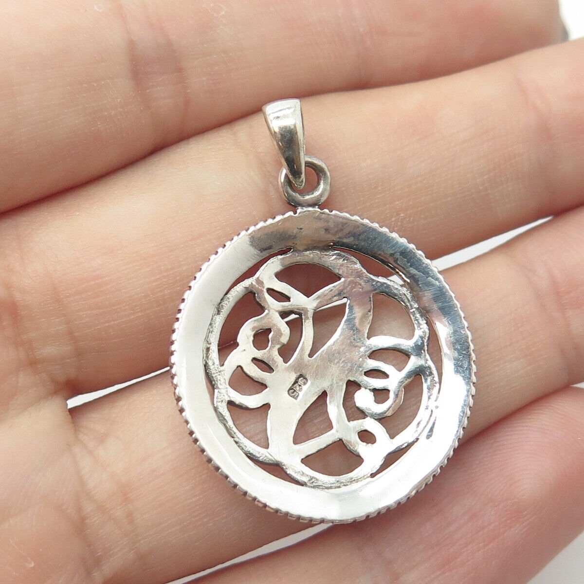 925 Sterling Silver Vintage Celtic Pendant