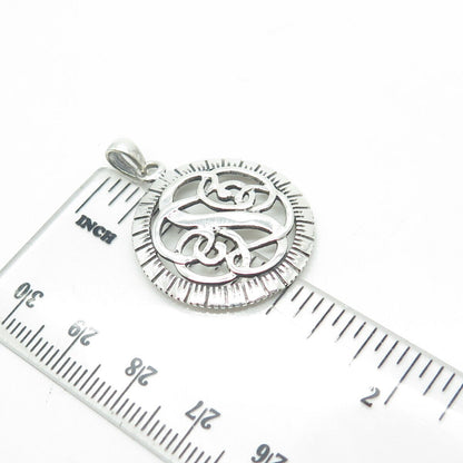 925 Sterling Silver Vintage Celtic Pendant