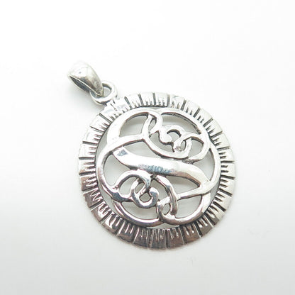 925 Sterling Silver Vintage Celtic Pendant