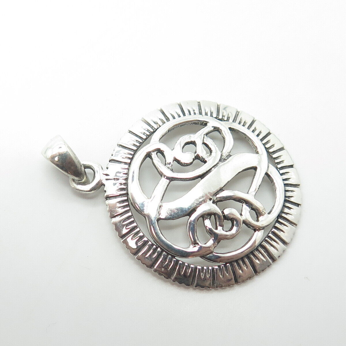 925 Sterling Silver Vintage Celtic Pendant