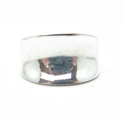 925 Sterling Silver Modernist Ring Size 6