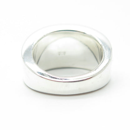 925 Sterling Silver Modernist Ring Size 6