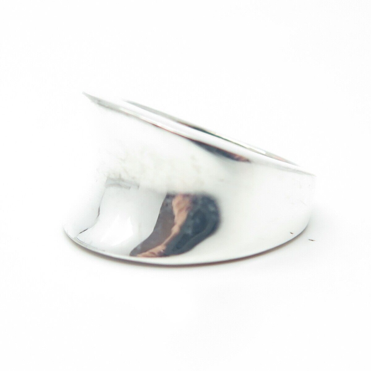 925 Sterling Silver Modernist Ring Size 6